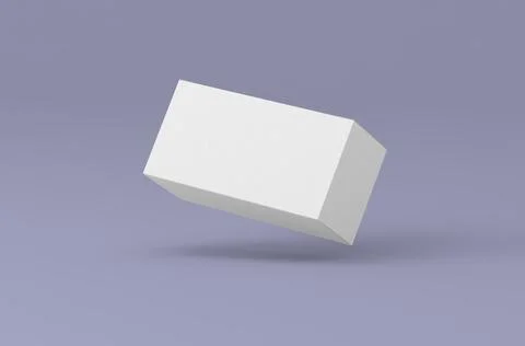 Realistic box packaging mockup for tea advertising on clean background. Stock Illustration