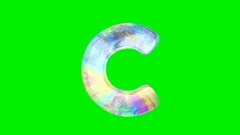 Realistic brick and soap bubble texture alphabet Stock Footage 333206645
