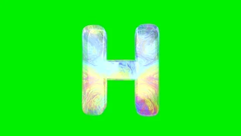 Realistic brick and soap bubble texture alphabet Stock Footage 333206652