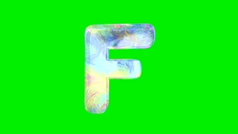 Realistic brick and soap bubble texture alphabet Stock Footage 333206655