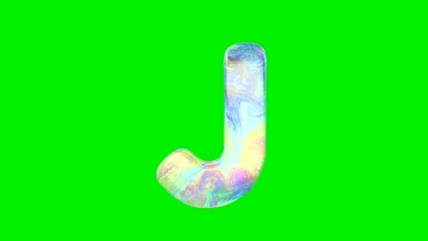 Realistic brick and soap bubble texture alphabet Stock Footage 333206659