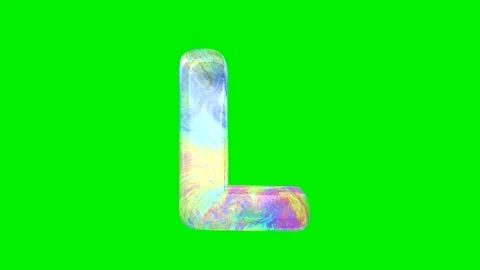 Realistic brick and soap bubble texture alphabet Stock Footage 333206733