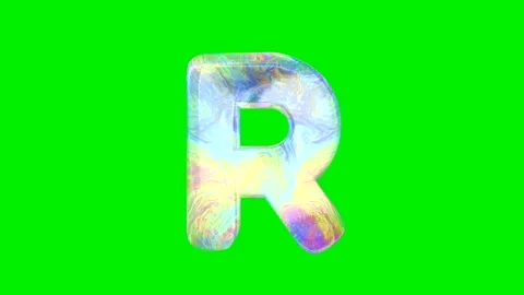 Realistic brick and soap bubble texture alphabet Stock Footage 333206816