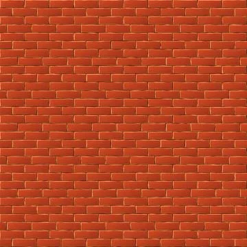 Realistic brick pattern. Red stone wall background Stock Illustration