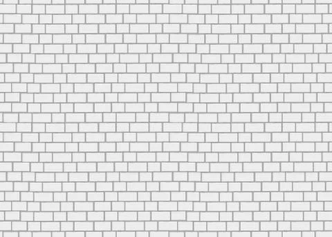 Realistic brick wall. 3d seamless background. Illustrazione stock