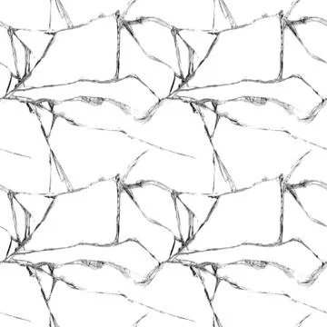 Realistic broken glass seamless pattern Stock Illustration