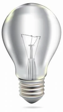 Realistic bulb Stock Illustration