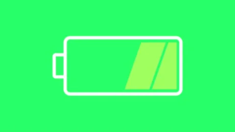 Realistic camera settings battery charger on green background.  Stock Footage 171650431