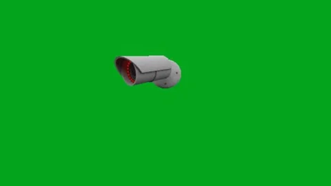 Realistic CCTV Camera Security Animation Loop Stock Footage 340463266