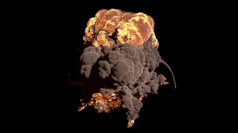 Realistic CG Explosion 3_Effect stay within the frame_FullHD Quicktime Foto JPEG 스톡 동영상 104110305