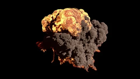 Realistic CG Explosion 5_Effect stay within the frame_FullHD Quicktime Foto JPEG 스톡 동영상 104110318