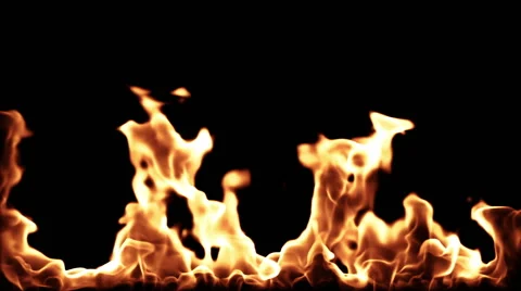 Realistic cg flames Stock Footage 66271549