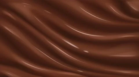 Realistic chocolate background Illustrazione stock