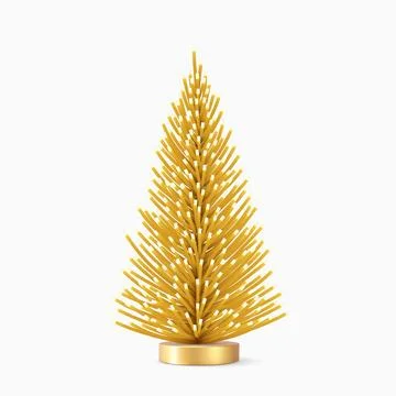 Realistic Christmas tree Stock Illustration