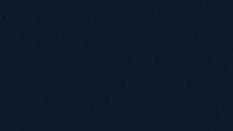 Realistic Cinematic Rain Overlay Pack. Low, Medium and Heavy Rainfall Anima.. Stock Illustration