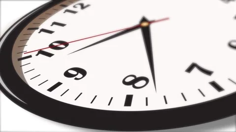 Realistic clock timelaps animation video Video stock 303339667