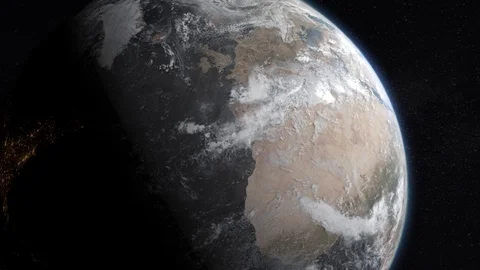 Realistic close up view of the Earth from space. 스톡 동영상 98606440