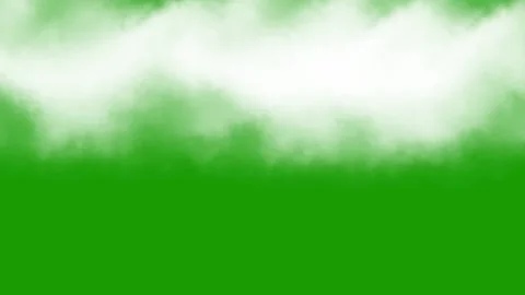 Realistic Cloud Animation Green Screen Seamless Loop Sky Background Stock Footage 344917993