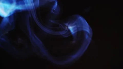 Realistic cloud smoke with a streamlined pattern. Abstract red smoke on Stock Footage 181532266