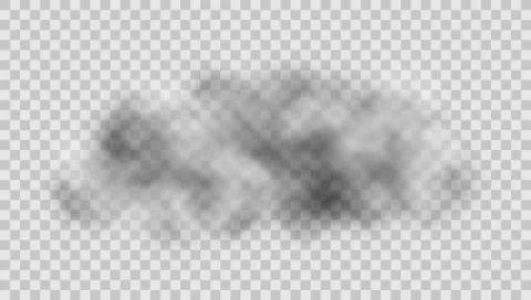 Realistic Cloud On Transparent Background イラスト素材
