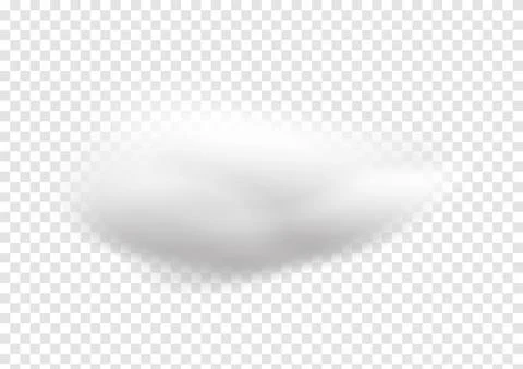 Realistic cloud vectors isolated on transparency background ep113 Stock Illustration