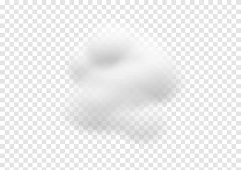 Realistic cloud vectors isolated on transparency background ep155 Stock Illustration