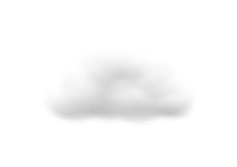 Realistic cloud vectors isolated on white background ep87 Stock Illustration
