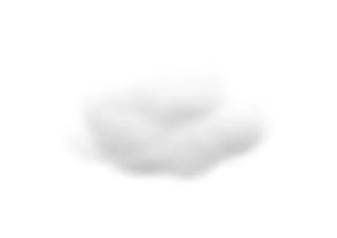 Realistic cloud vectors isolated on white background ep89 Stock Illustration
