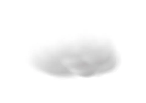 Realistic cloud vectors isolated on white background ep101 Stock Illustration