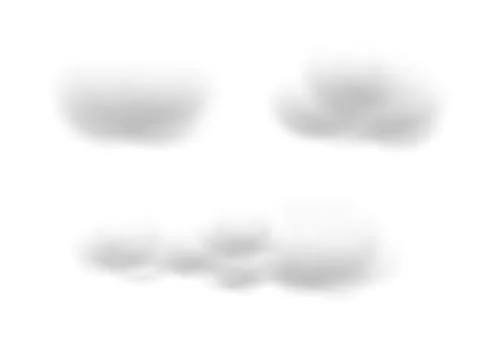 Realistic cloud vectors isolated on white background ep124 Stock Illustration