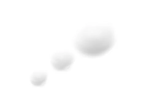 Realistic cloud vectors isolated on white background ep147 Stock Illustration