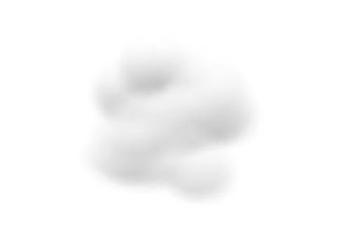 Realistic cloud vectors isolated on white background ep155 Stock Illustration