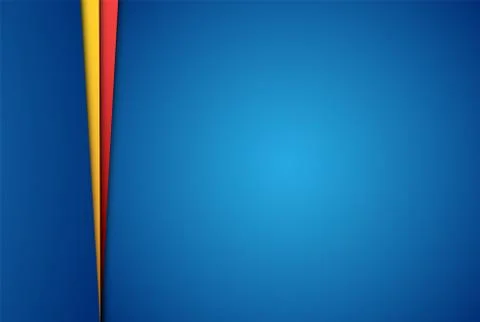 Realistic colorful sheets of papers, vector illustration. Stock Illustration