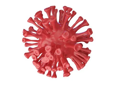 Realistic coronavirus background 3d Stock Illustration