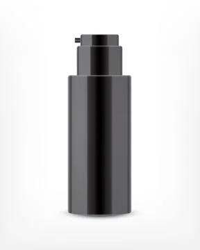 Realistic cosmetic bottle Stock Illustration