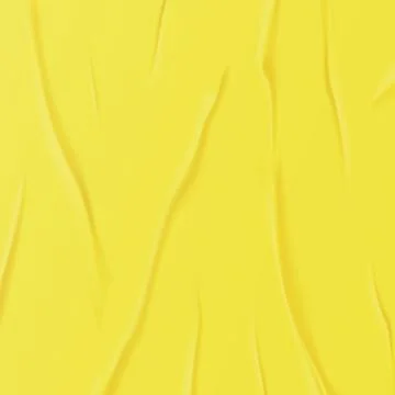 Realistic crumpled yellow background texture, folds - Vector Stock Illustration