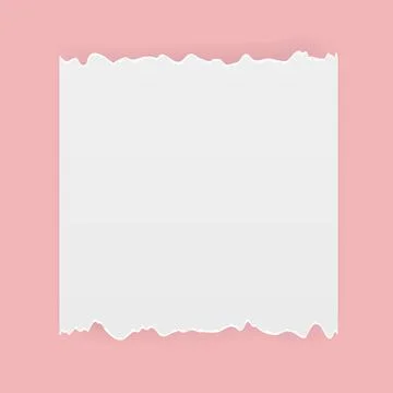 Realistic cut torn paper vector illustration. EPS10 Stock Illustration