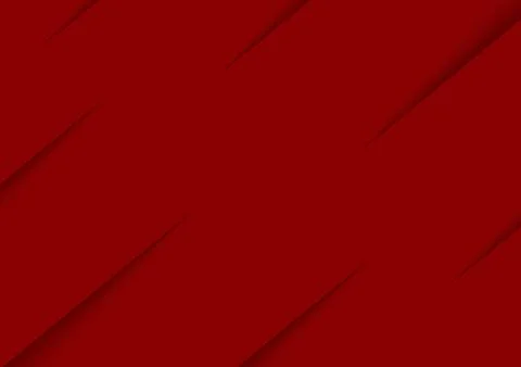 Realistic Cuts in Red Paper Sheet Stock Illustration