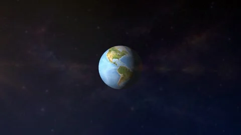 Realistic Deep Space Background with Stars and Colorful Nebula Video stock 325758613