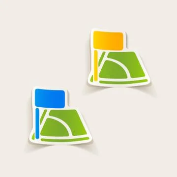 Realistic design element: angle Illustrazione stock