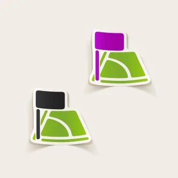 Realistic design element: angle Stock Illustration