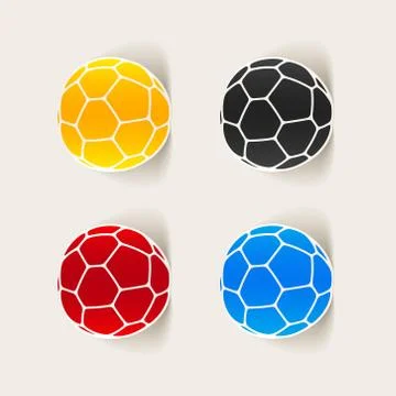 Realistic design element: ball Stock Illustration