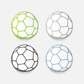 Realistic design element: ball Stock Illustration