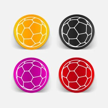 Realistic design element: ball Stock Illustration