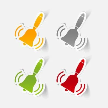 Realistic design element: bell Stock Illustration