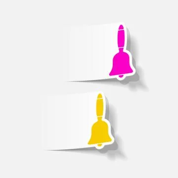 Realistic design element: bell Stock Illustration