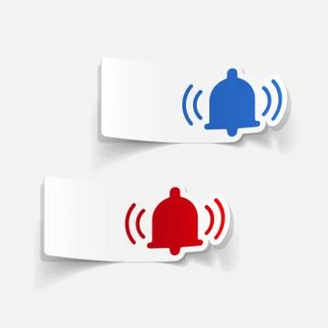 Realistic design element: bell Stock Illustration