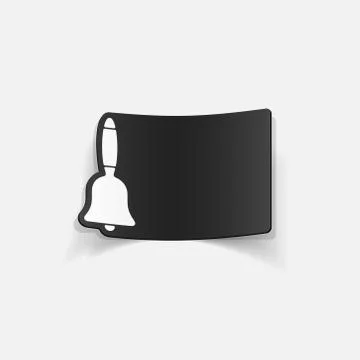 Realistic design element: bell Stock Illustration