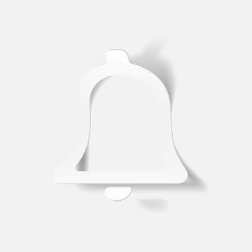 Realistic design element: bell Stock Illustration