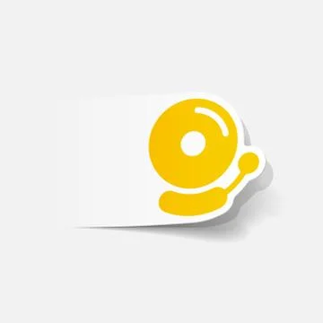 Realistic design element: bell Stock Illustration